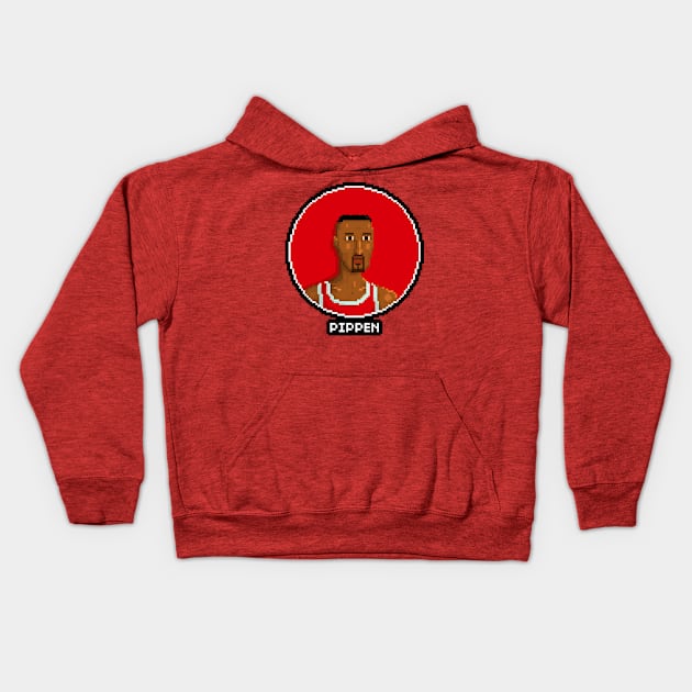 Pippen Kids Hoodie by PixelFaces